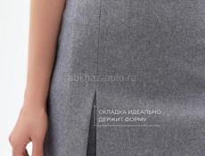 Юбка серая (пик моды 2026) 