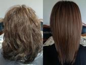 Кератиновое выпрямнелие волос 