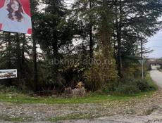 Срочно продаю участок в Гудауте,по центральной трассе 