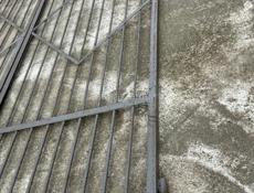 Капитальные железные ворота для цеха или профилактики 