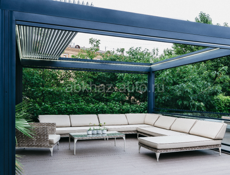 Маркизы различного типа. Перголы.