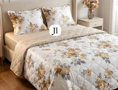 Постельное белье с тонким одеялом. Евро