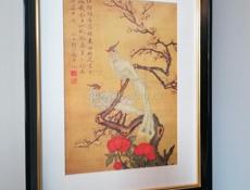 Винтажные миниатюры китайской живописи