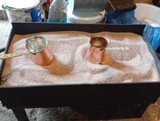 Аппарат кофе на песке