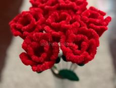 Розы из синельной проволоки