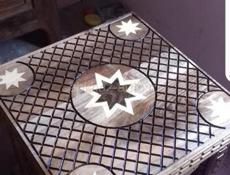 Нарды ручной работы,  с красного дерева 