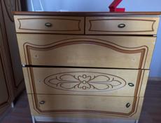 Комплект мебели. Шкаф, кровать, комод, 2 тумбы