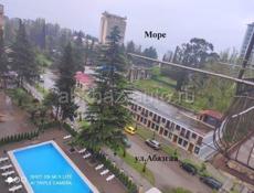 4-ком. с камином в Гагре,море через дорогу-12 млн.р. 