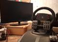 Руль, педали, монитор