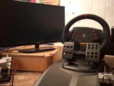 Руль, педали, монитор
