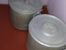 Продаю кастрюли 50 литров б/у  за две  кастрюли 10000  