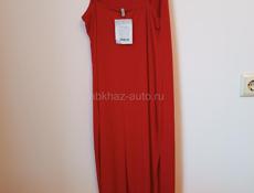 Платье - комбинация красное
