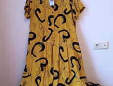 Платье летнее на пуговицах 