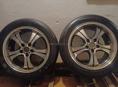Продаю 2 накачаныз колеса диски не вареные  ровные  может кому на прицеп надо диски японские 