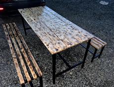 Стол с лавочками