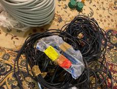 Кабель электрический  Медный -3-х жильный , автоматы для счетчика электрические 