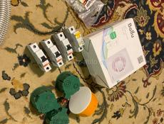 Кабель электрический  Медный -3-х жильный , автоматы для счетчика электрические 