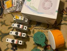 Кабель Медный 3-х жильный- 2 вида, автоматы электрические - 4 шт и многое другое 