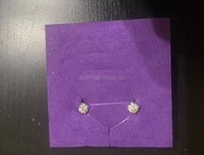 Продам сережки Фианит (Соколов) 925 пробы