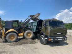Услуги камаза и эксковатора