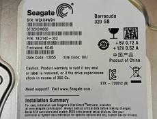 Ж/Д Диски Seagate 500 и 320 Gb
