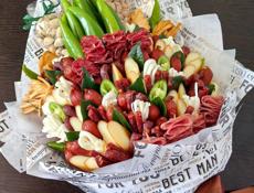 Съедобные букеты на 23 февраля 