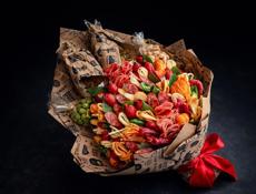 Съедобные букеты на 23 февраля 