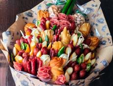 Съедобные букеты на 23 февраля 