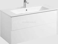 Тумба с раковиной AQUATON Сохо 100 подвесная\ фарфор