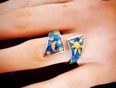 Изделия из серебра 960 проба техника перегородчатой горячей эмали