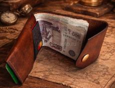 Кошелёк из натуральной кожи Crazy Horse