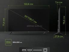 Телевизор новый смарт ТВ 55 диагональ. 