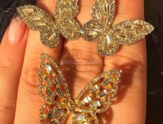 Набор кольцо +серьги 