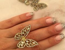 Набор кольцо +серьги