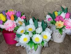 Мыльные букеты на 8 марта