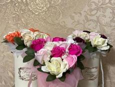 Мыльные букеты на 8 марта