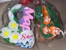 Мыльные букеты на 8 марта