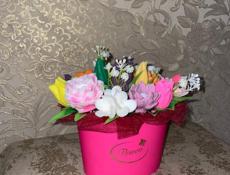 Мыльные букеты на 8 марта