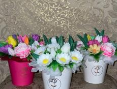 К 8 марта мыльные букеты и подарки