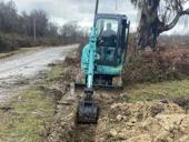 Сдам в аренду мини-экскаватор Kubota (на резиновых гусеницах)