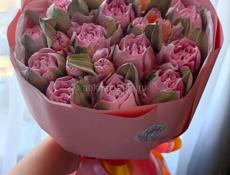 Зефирные тюльпаны 8 марта