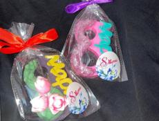 К 8 марта мыльные букеты