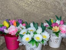 К 8 марта мыльные букеты