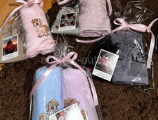 В наличии полотенце в наборе 