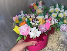 Шоколадные и мыльные букеты и наборы к 8 Марта