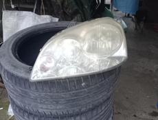 ABS (Mercedes-Benz 190) от мотора запчасть тоже от Мерседеса 190 и фара вроде от Марк 2 