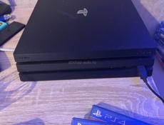 PS4 pro + игры 