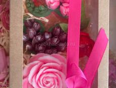 К 8 марта распродажа шоколадных шоколадок мыльных наборов и цветов🔥