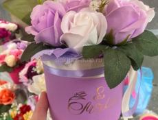 К 8 марта распродажа шоколадных шоколадок мыльных наборов и цветов🔥