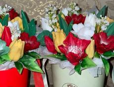 К 8 марта распродажа шоколадных шоколадок мыльных наборов и цветов🔥